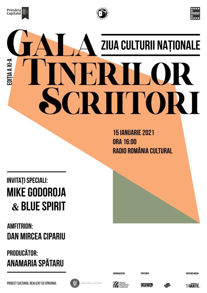 afis A3 gala tinerilor scriitori 2021