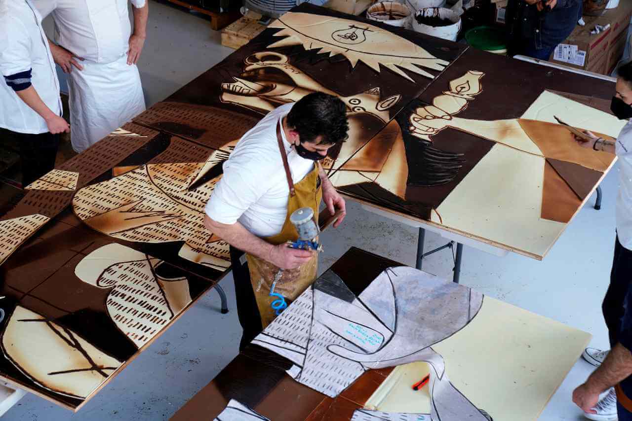 c 2021 04 23T080121Z 2031546887 RC2K1N9QFV02 RTRMADP 3 SPAIN CULTURE CHOCOLATE GUERNICA 1