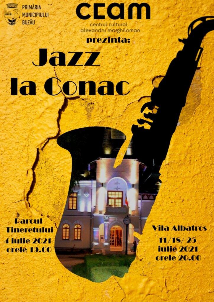 Seri de jazz la Buzău 1 Afis Jazz la Conac 1