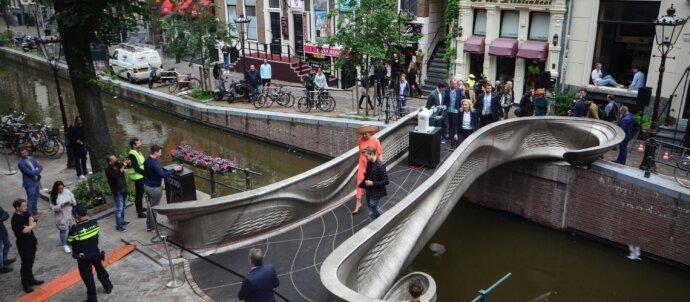 SuperSonic Radio - Amsterdam: S-a inaugurat un pod imprimat 3D