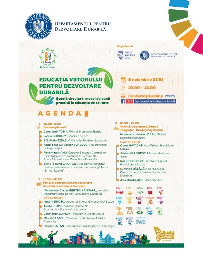 Prima școală circulară din România 1 anunt de presa DDD 8noiembrie2021 primascoalacircularadinRomania page 0002