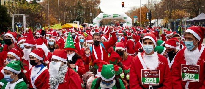 SuperSonic Radio - Madrid: Mii de... Moș Crăciun au participat la o cursă caritabilă