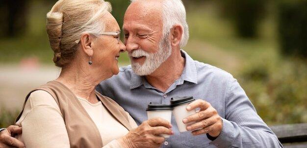 medium shot senior couple being love 23 2148984252