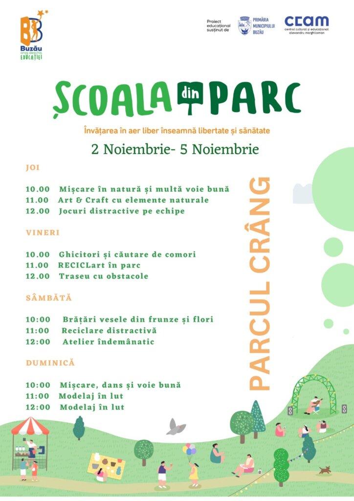Proiectul Școala din Parc aduce 4 zile de activități pentru copii în Parcul Crâng 1 3626dfbe cd76 49e9 9b6b 098216f1d05a