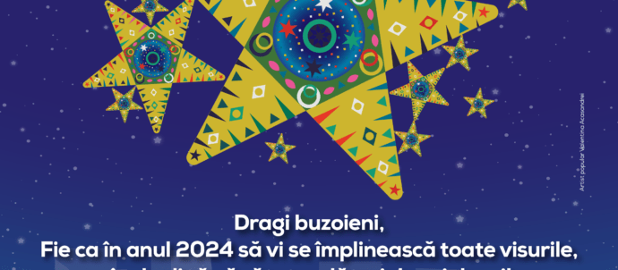 2023 Buzau felicitare Anul Nou