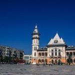 Primaria municipiului Buzau vedere frontala