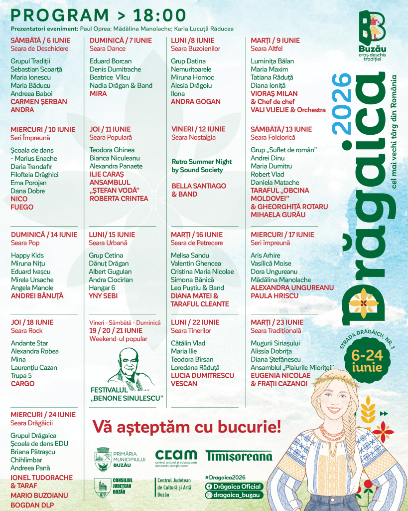 Dragaica2026 Vizual Program SM postare 1